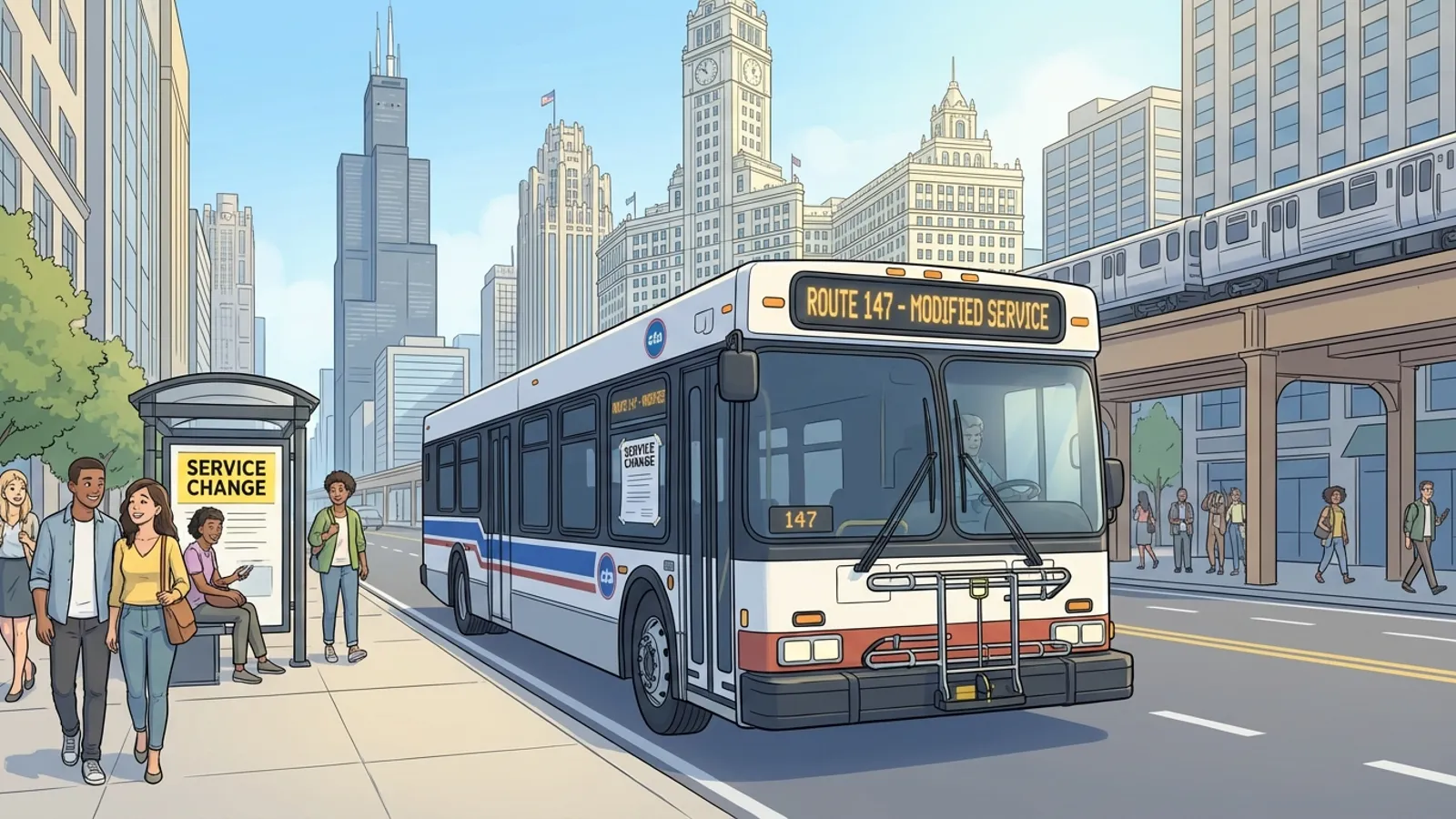 Chicago Route 50 Detour — Riders Adapt as CTA Responds