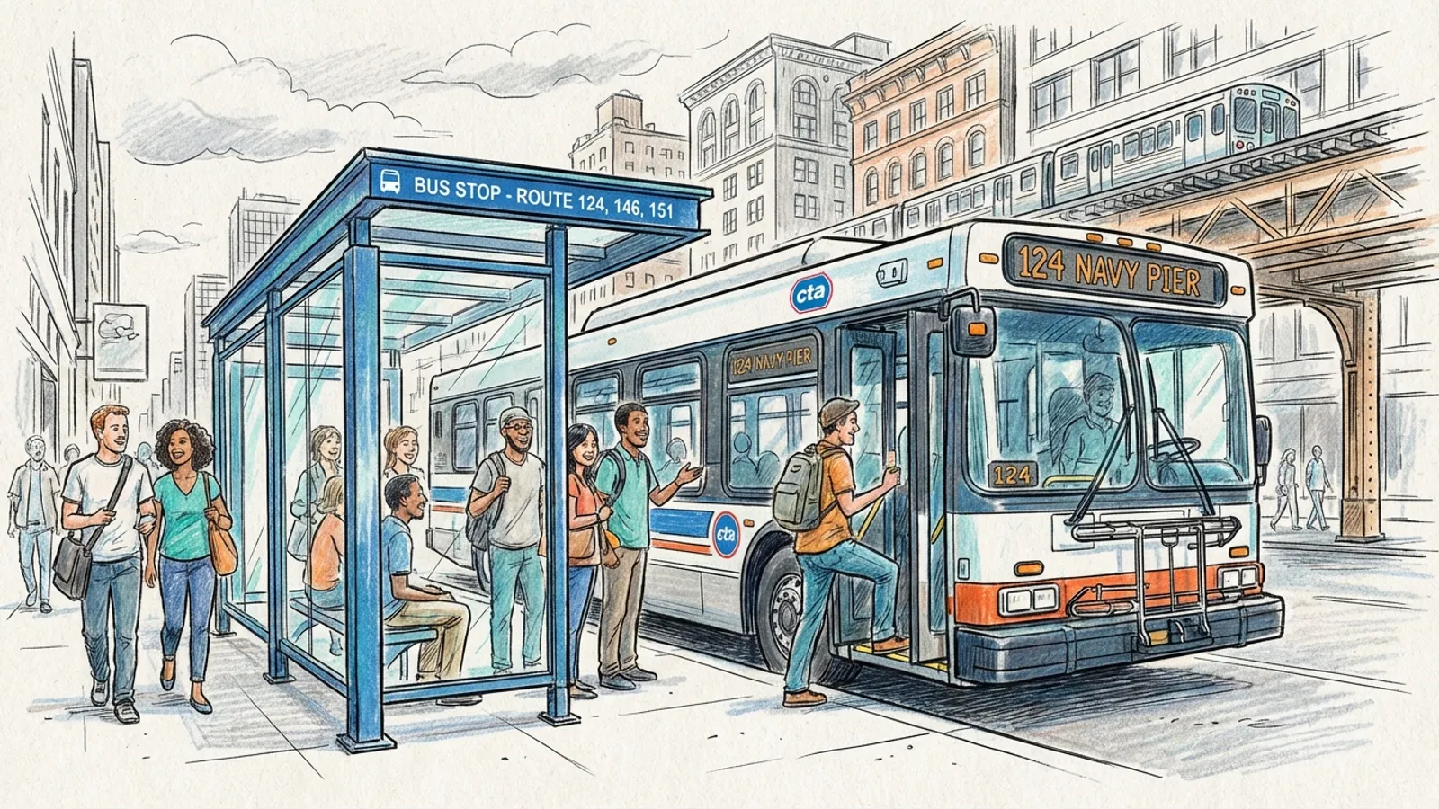 Chicago CTA Restores Key Route 81 Bus Stop