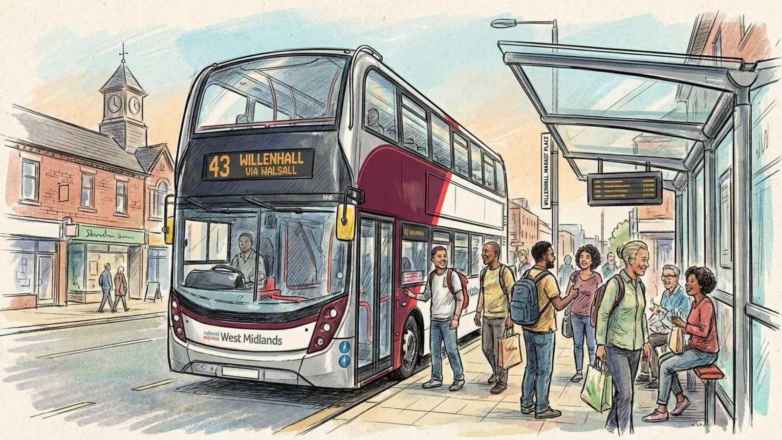 Willenhall Shuttle Keeps Riders Moving During Road Work