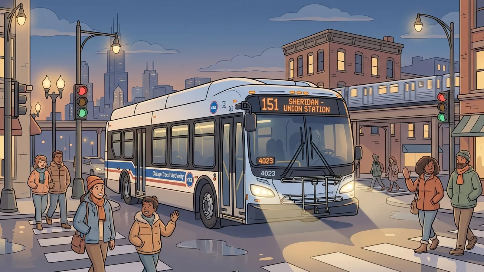 Chicago Adapts Night Bus Service on South Side