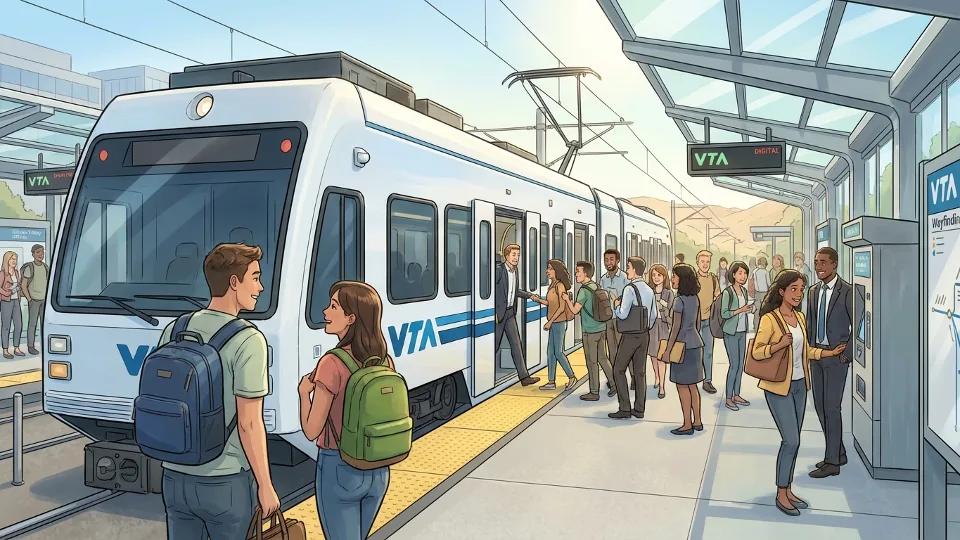 VTA Scales Up Light Rail for Super Bowl Crowds