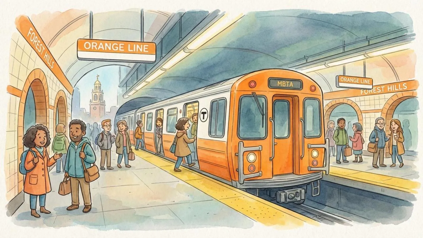 Boston MBTA Coordinates Five-Line Service Upgrade