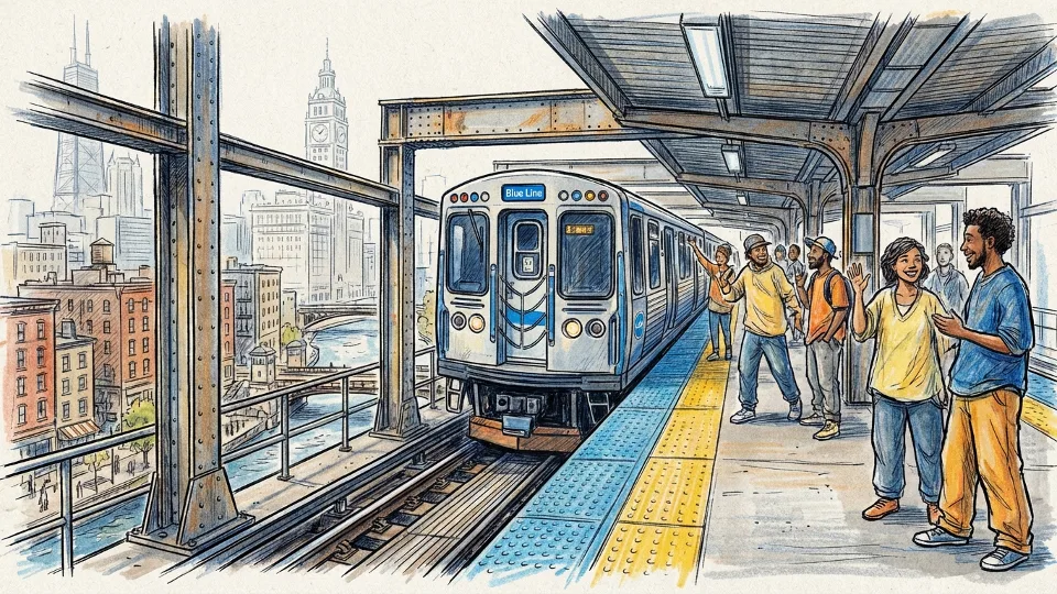 Chicago Blue Line Upgrades Track Infrastructure