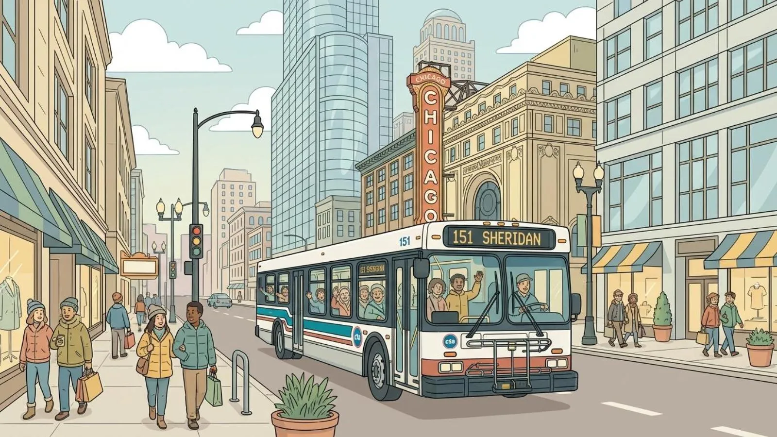 Chicago CTA Adapts Service Through State/Lake