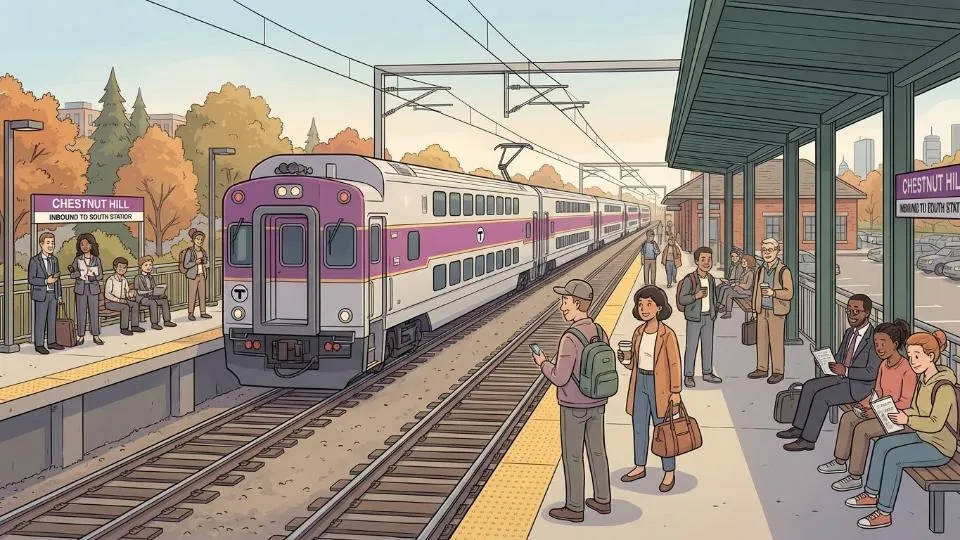 Boston MBTA Upgrades Needham Line Infrastructure