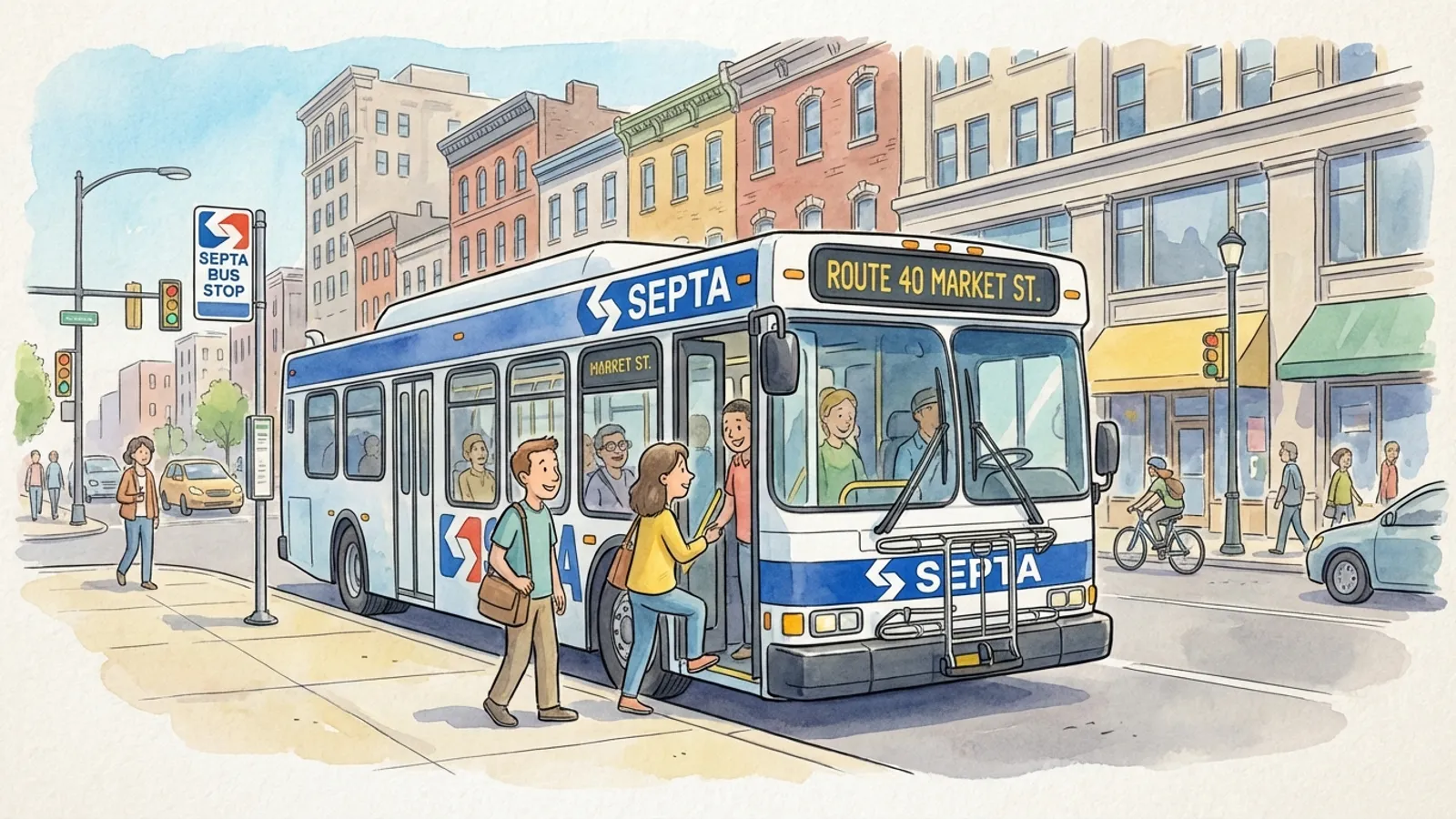 Philadelphia Buses Adapt for St. Patrick's Day Crowds