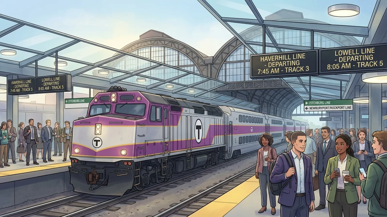 Boston MBTA Adapts to Equipment Shortage on Haverhill Line