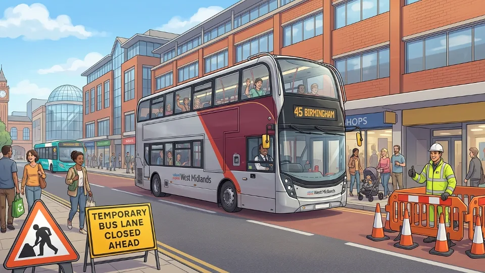 West Midlands Coordinates Road Work to Minimize Rider Impact