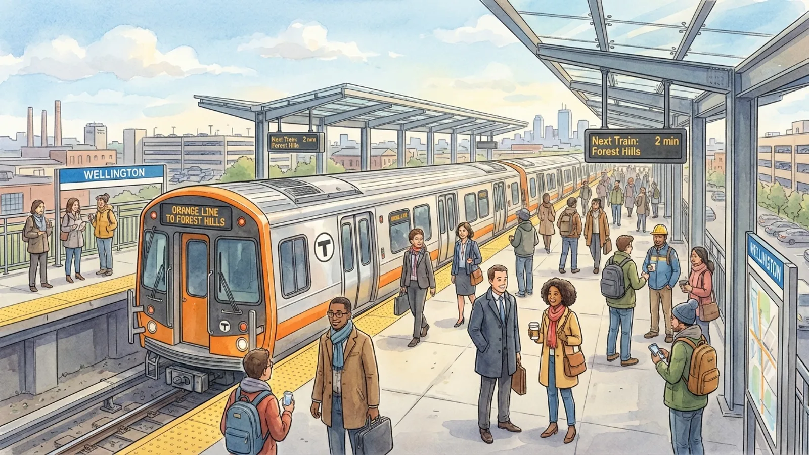 Boston Orange Line Restores Service After Fire Response