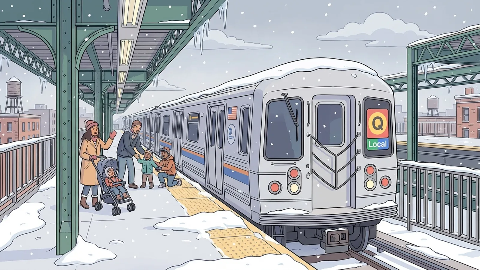 NYC Transit Prepares for Winter Storm Response