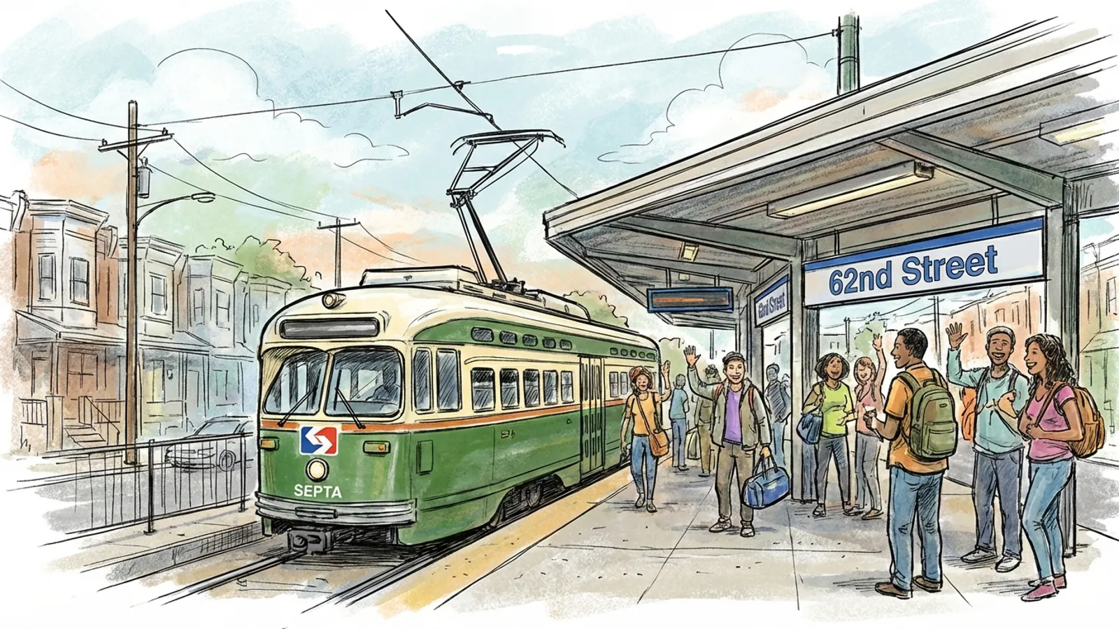 Philadelphia Trolleys Resume After Swift Response