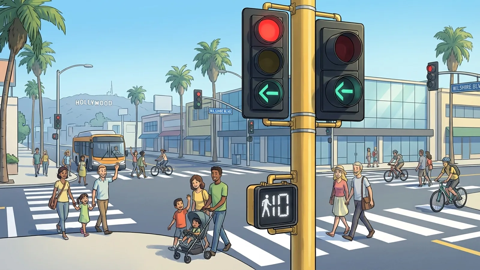 LA Upgrades Intersection Signals to Boost Safety