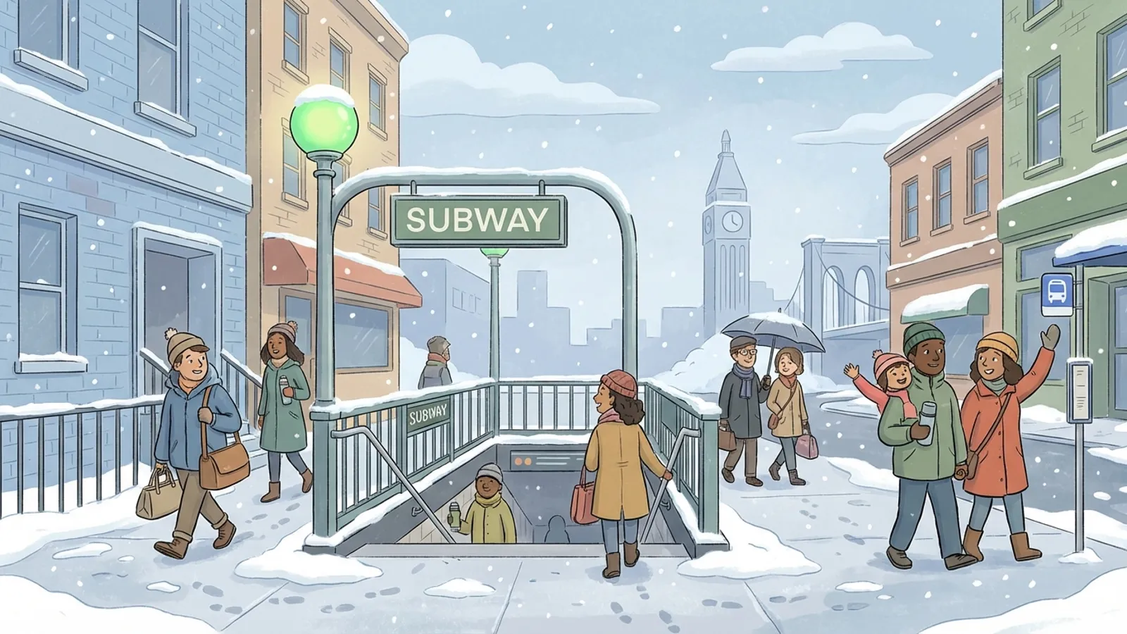 NYC Transit Prepares for Winter Storm Response