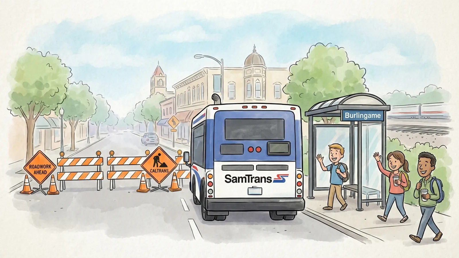 SamTrans Adapts Routes to Keep Burlingame Moving