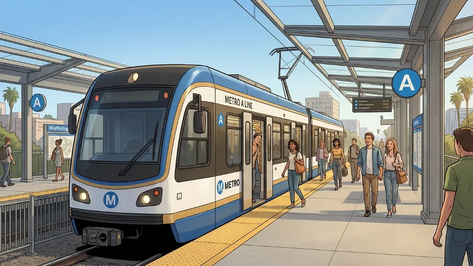 LA Metro Restores A Line Service After Quick Fix