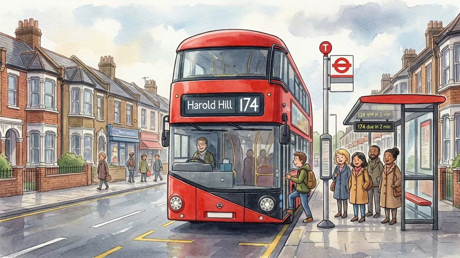 London Route 174 Maintains Service Reliability