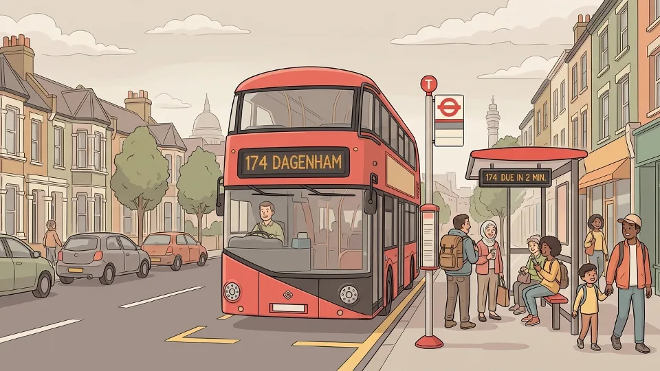 London Route 174 Maintains Service Reliability