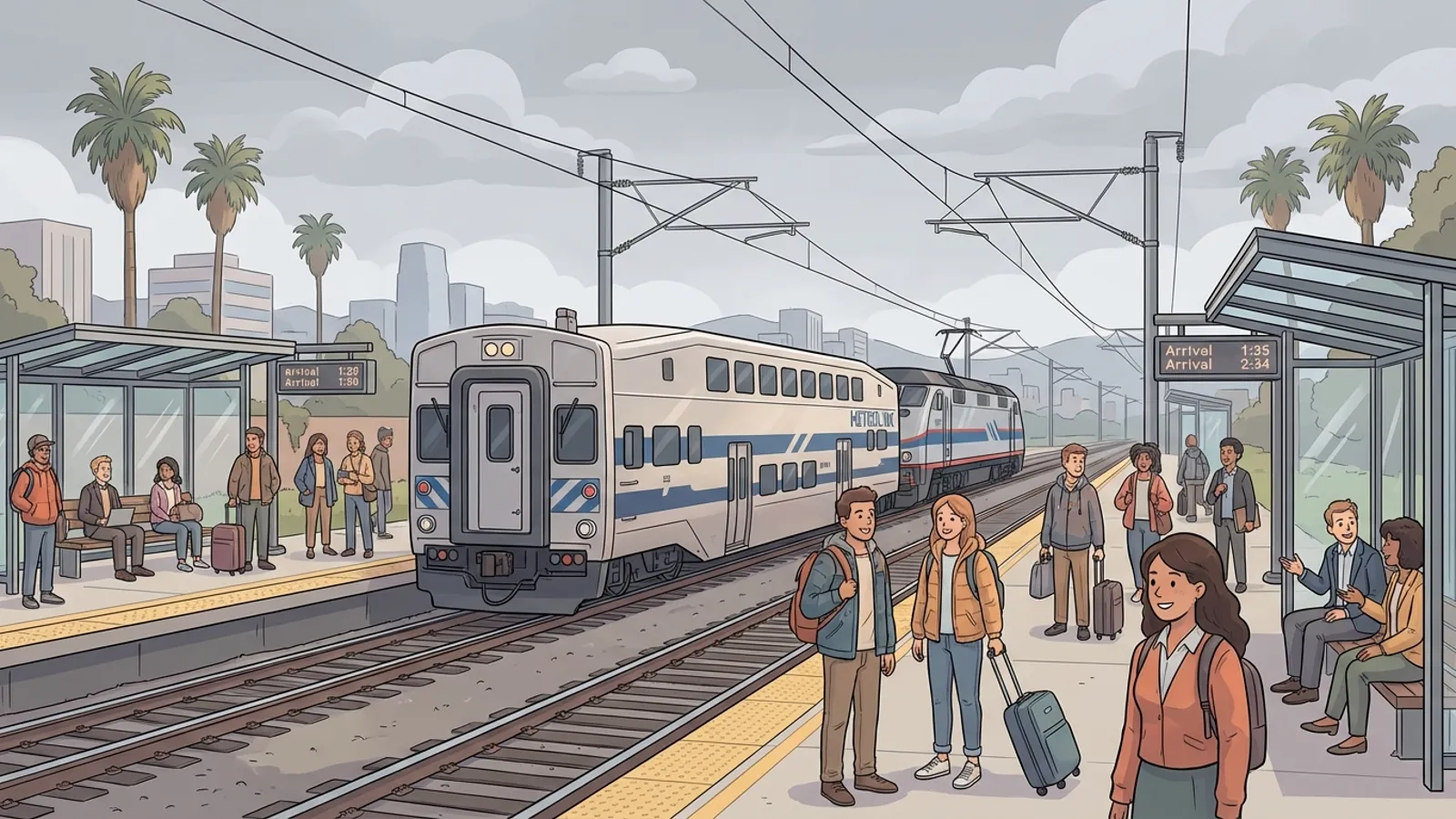 LA Metrolink Strengthens Rider Prep With Weather Alerts