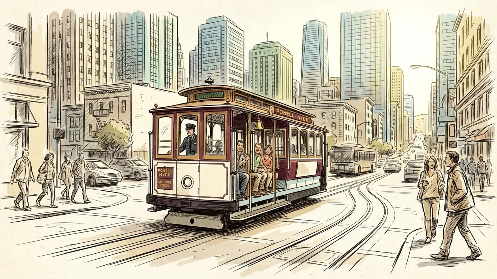SF Cable Cars Adapt to Traffic With Real-Time Response