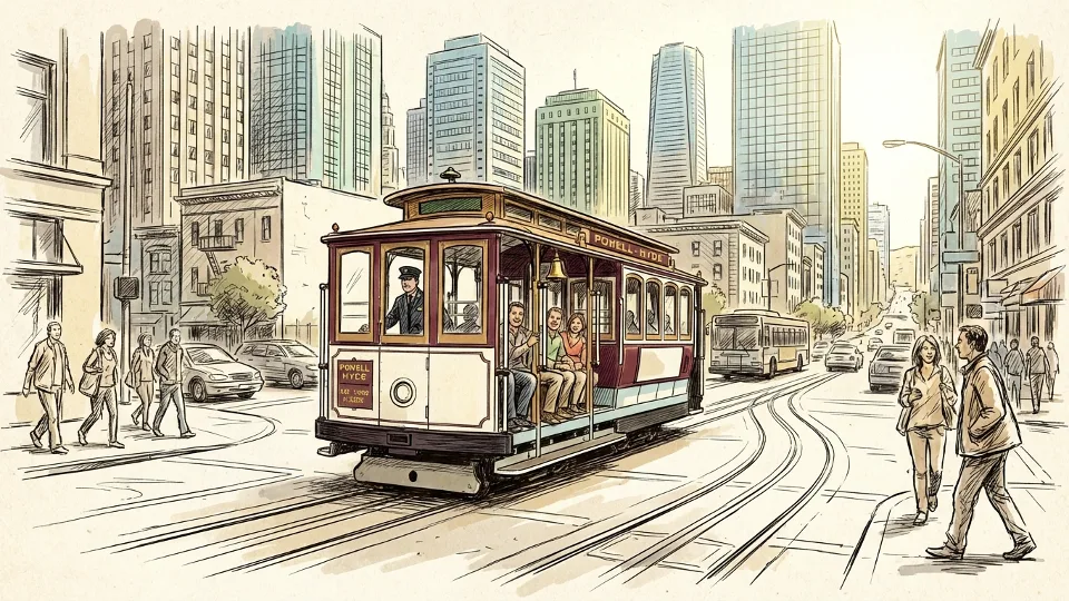 SF Cable Cars Adapt to Traffic With Real-Time Response