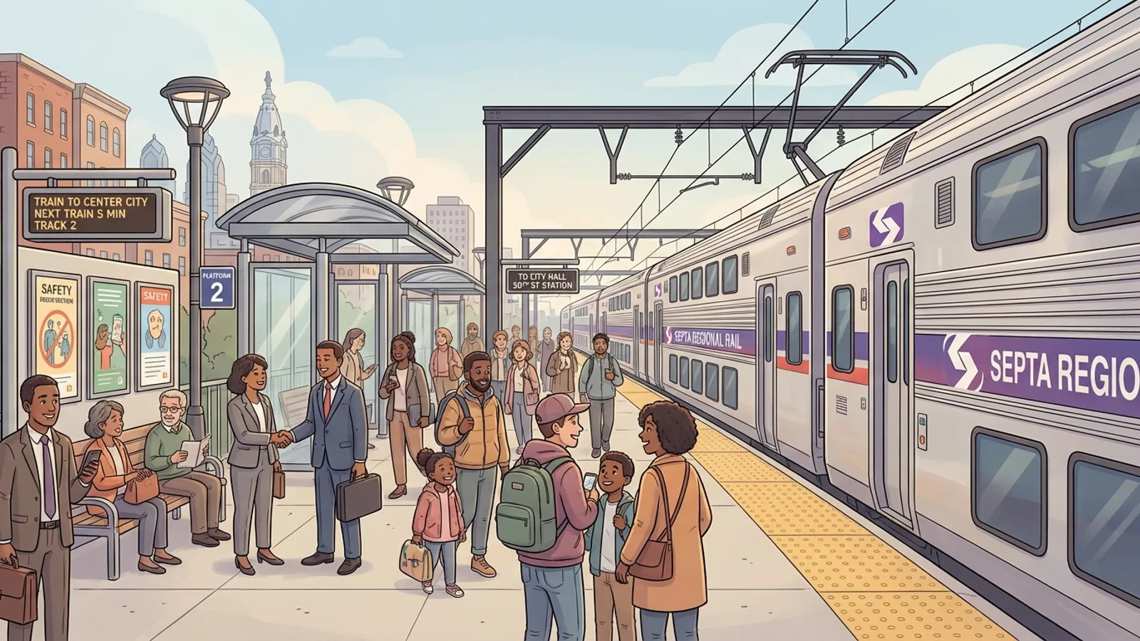 Philadelphia Rail Maintains Service Continuity