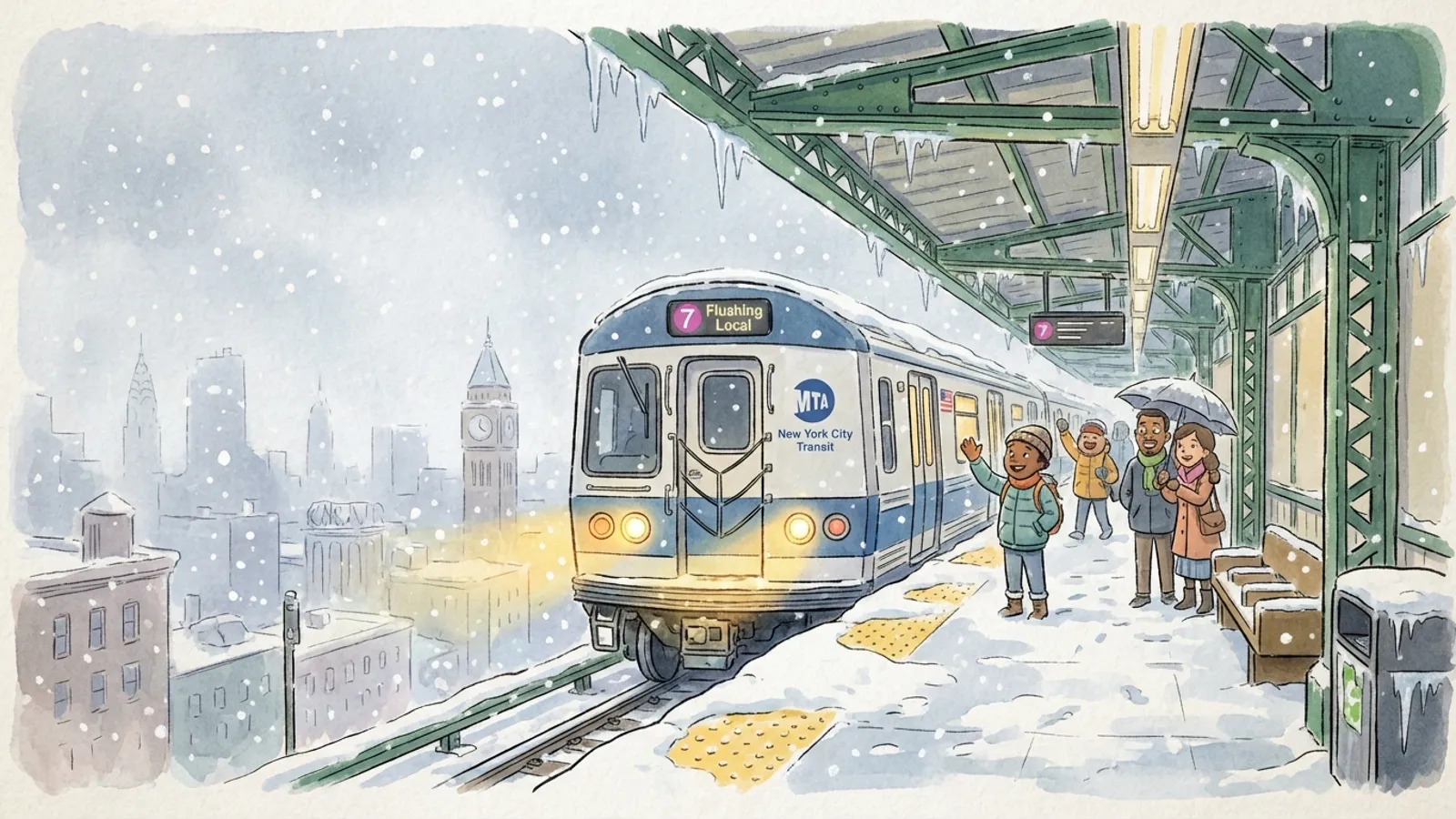 NYC Transit Maintains Service Through Major Storm