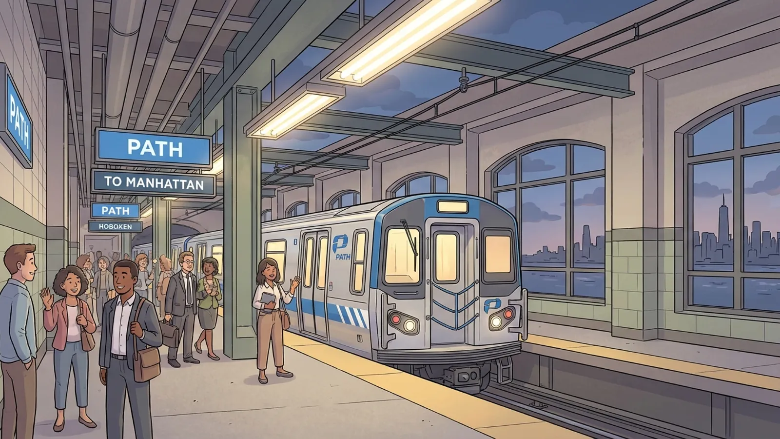 NYC PATH Protects Overnight Cross-Hudson Service