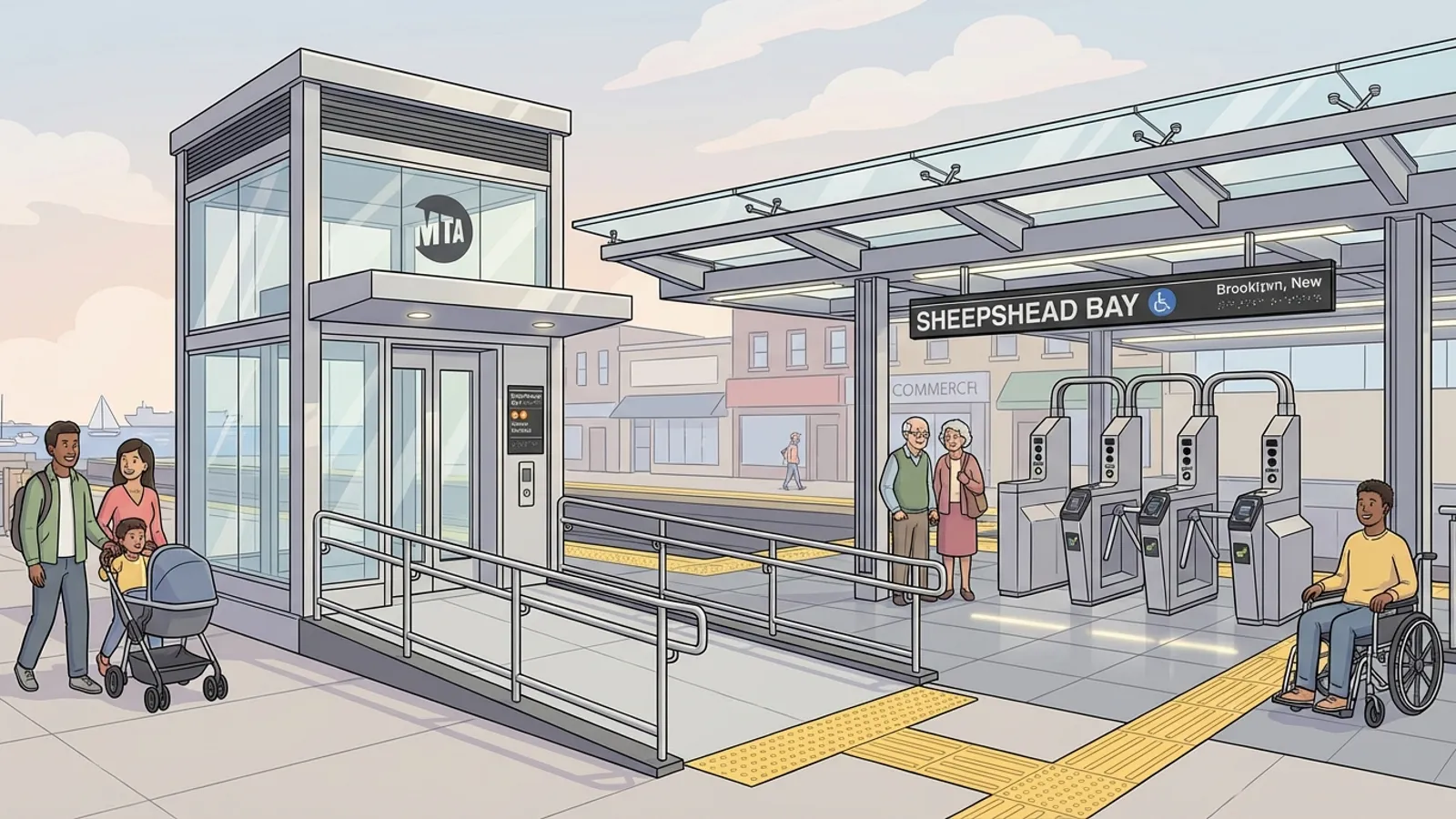 NYC Strengthens Sheepshead Bay Station Access