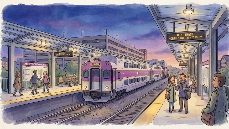 Boston MBTA Restores Lowell Line Service with Buses