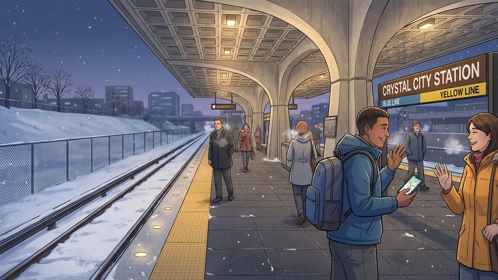 DC Metro Protects Service with Overnight Snow Prep