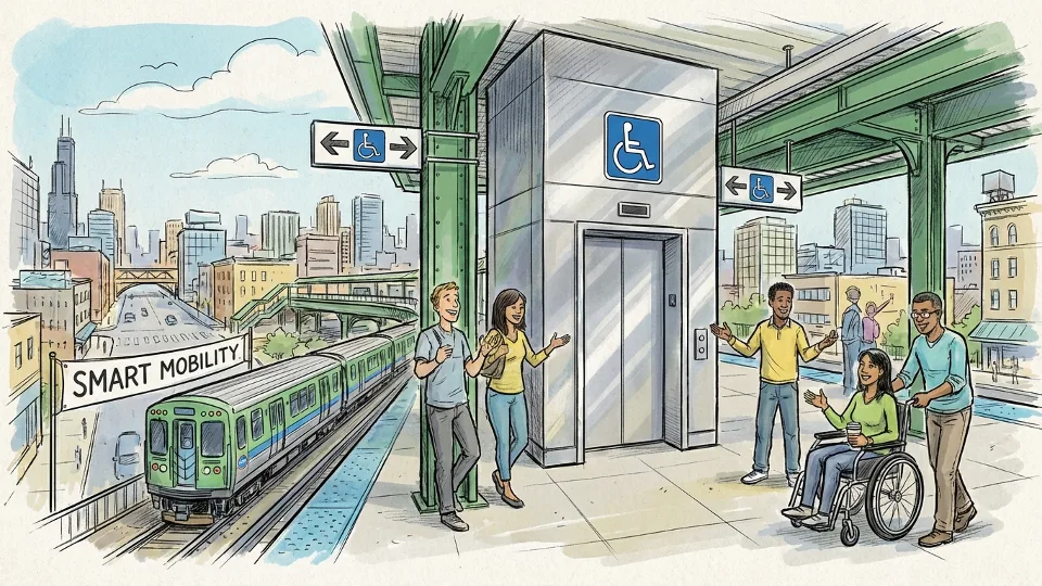 CTA Upgrades Green Line Elevator for Reliability