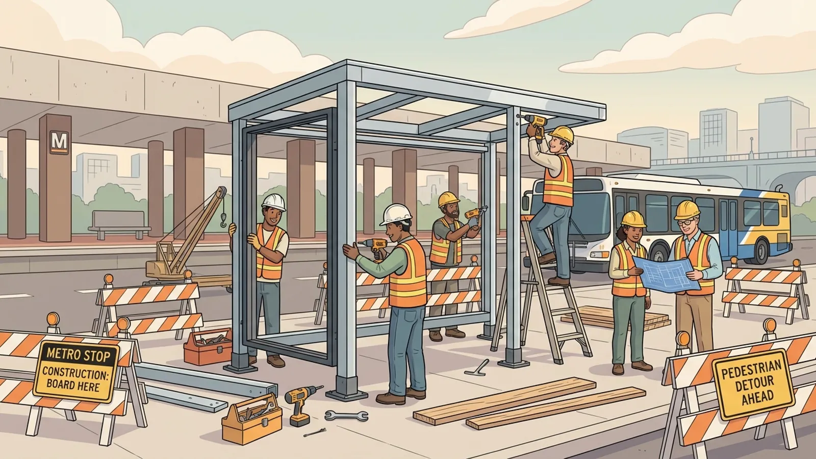 Metro Upgrades Twinbrook Shelters for Riders