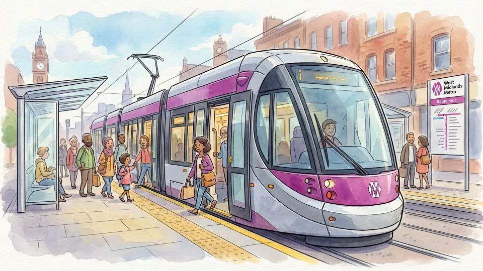 West Midlands Metro Maintains Reliable Service