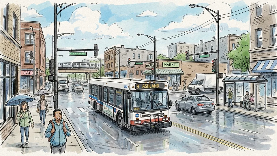 Chicago CTA Maintains Route 9 Service Continuity