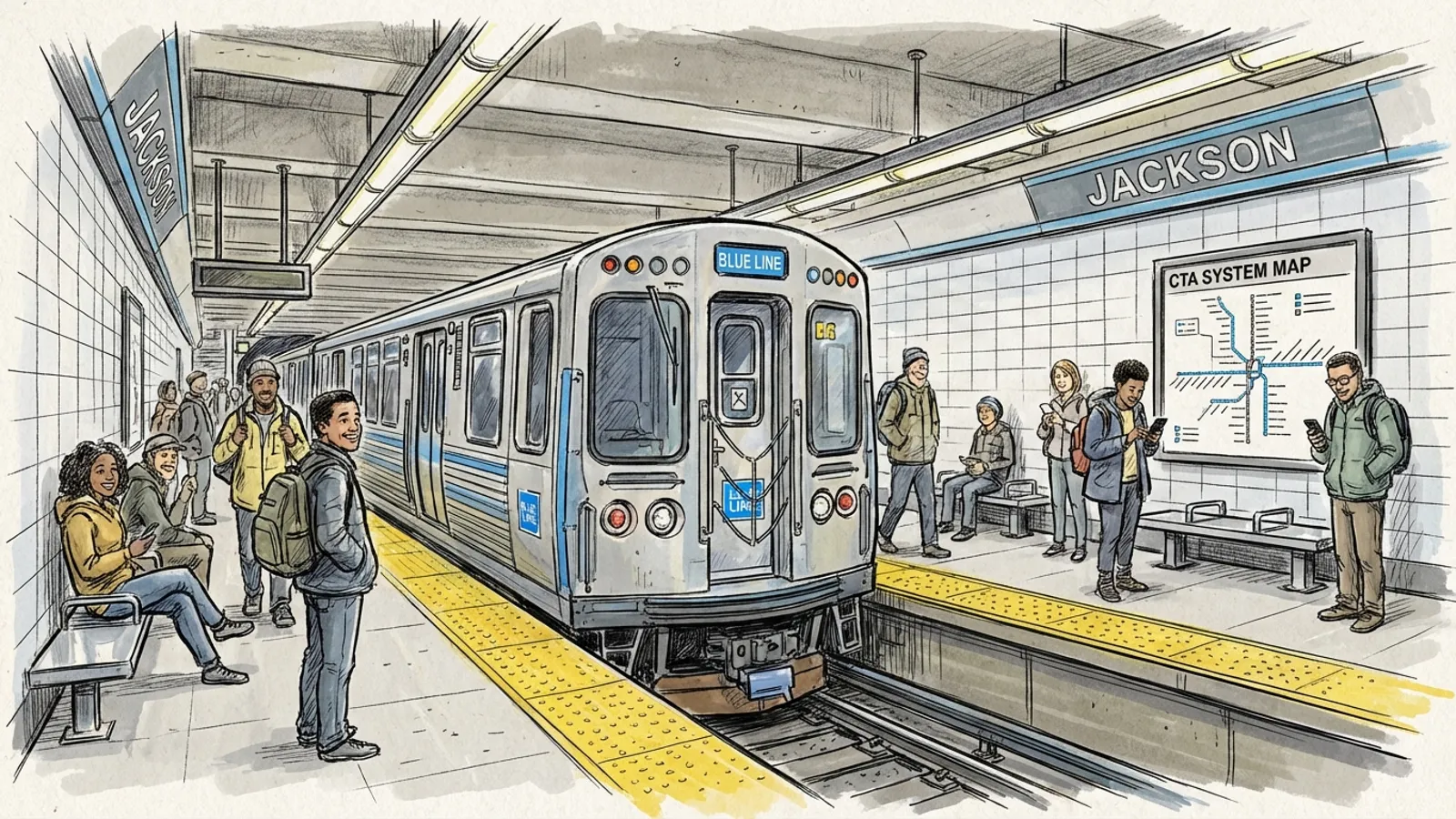 Chicago Blue Line Protects Service During Track Work