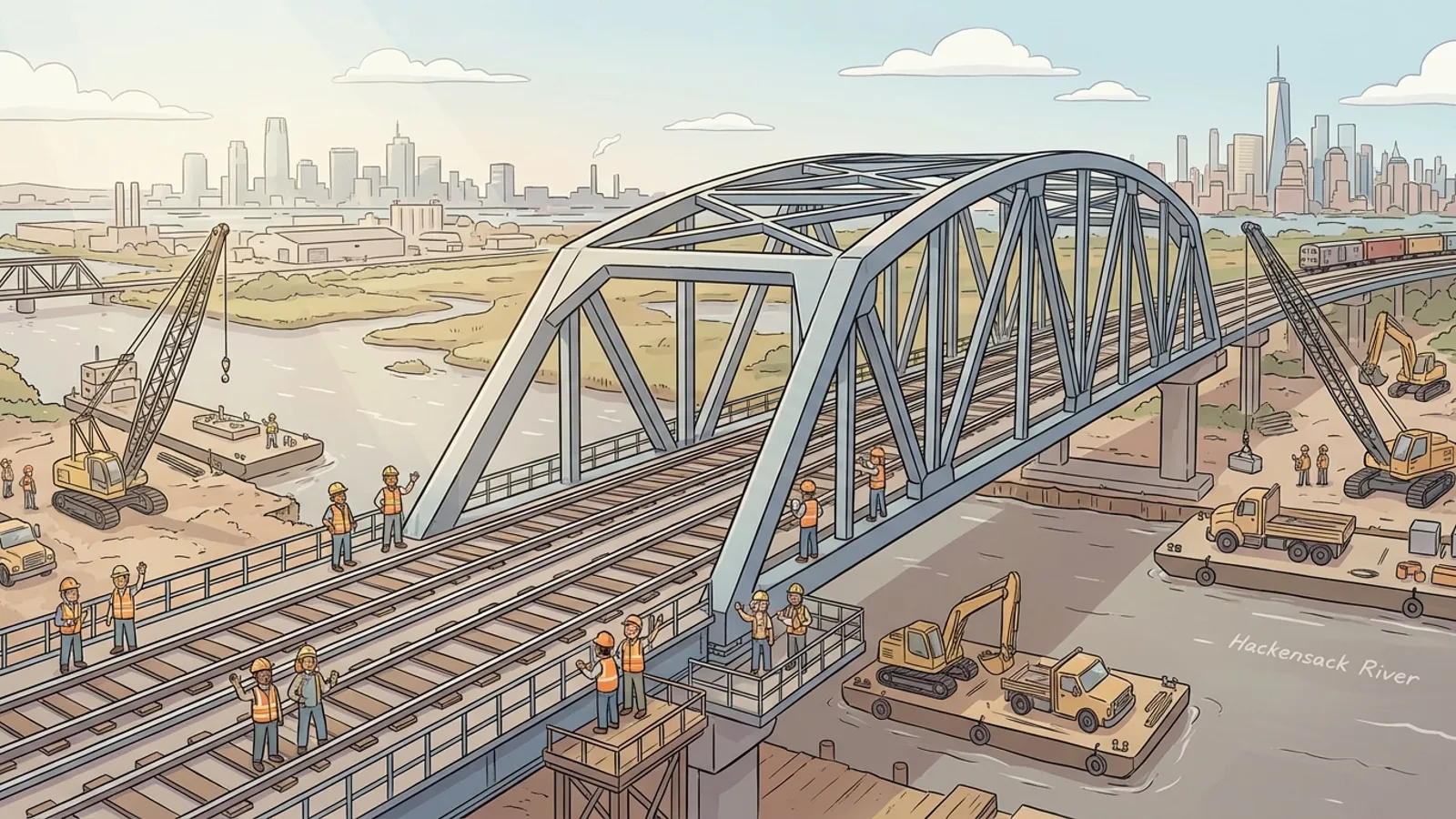 NY-NJ Rail Strengthens Corridor With New Bridge