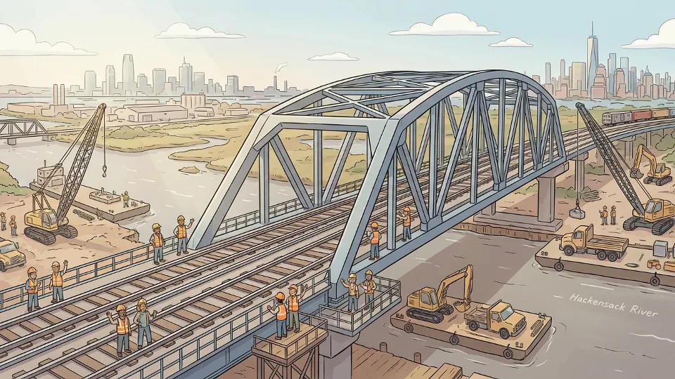 NY-NJ Rail Strengthens Corridor With New Bridge
