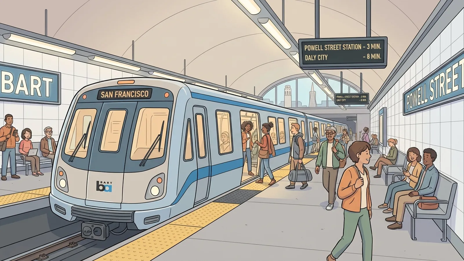 SF BART Protects Holiday Service with Rider Alerts