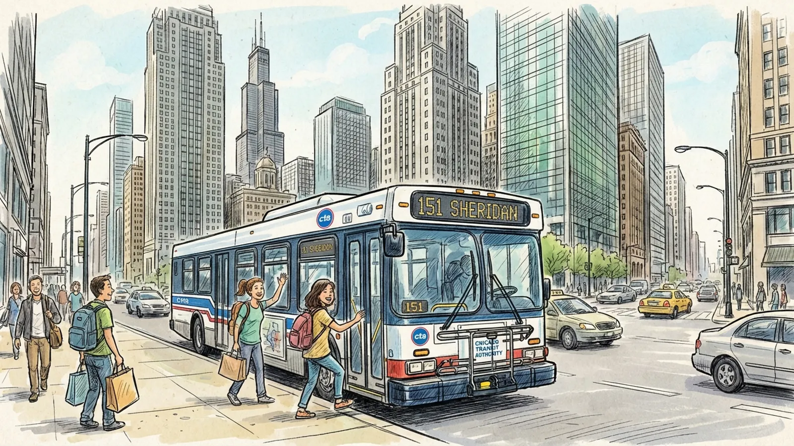Chicago CTA Protects 49B Service Amid Reroute