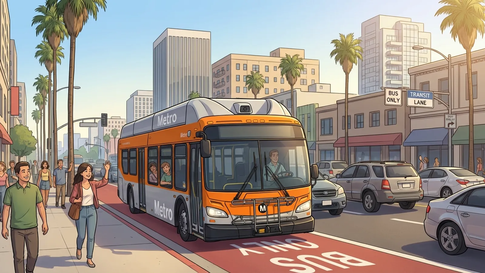 LA Metro Protects Bus Lanes with Camera Tech