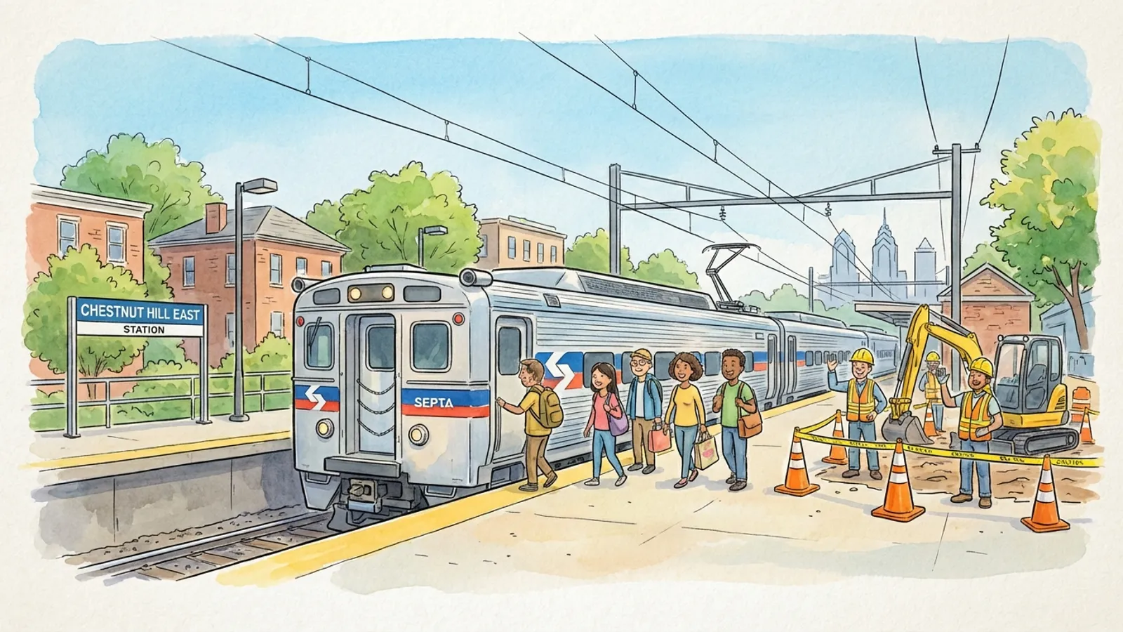 Philadelphia Strengthens Chestnut Hill East Station