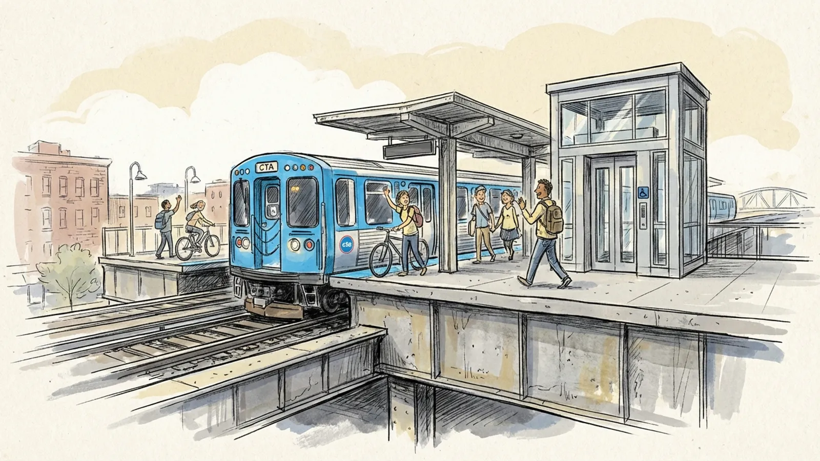 Chicago CTA Protects Blue Line Accessibility