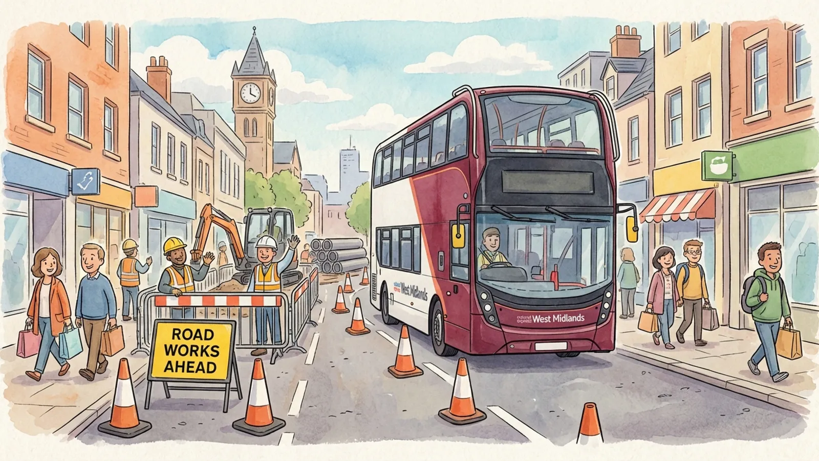 West Midlands Maintains Service Through Roadworks