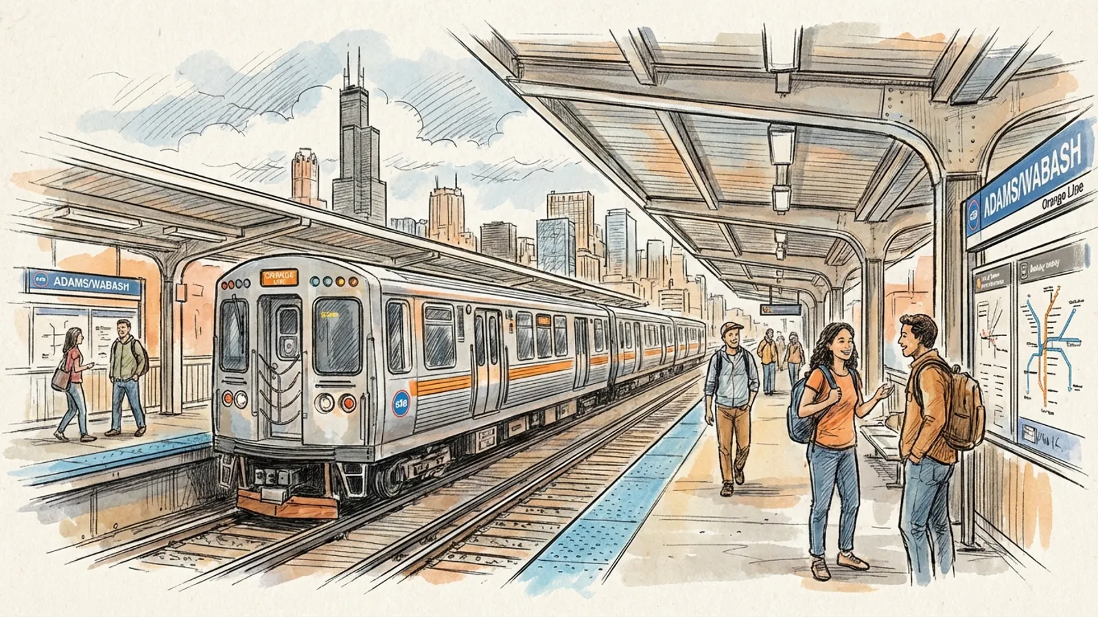 Chicago CTA Maintains Orange Line Service Continuity