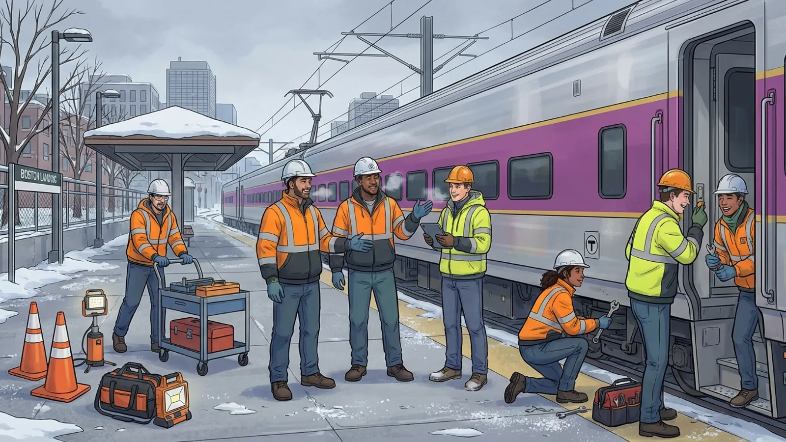 Boston Crews Restore Heat, Service After Train Halt