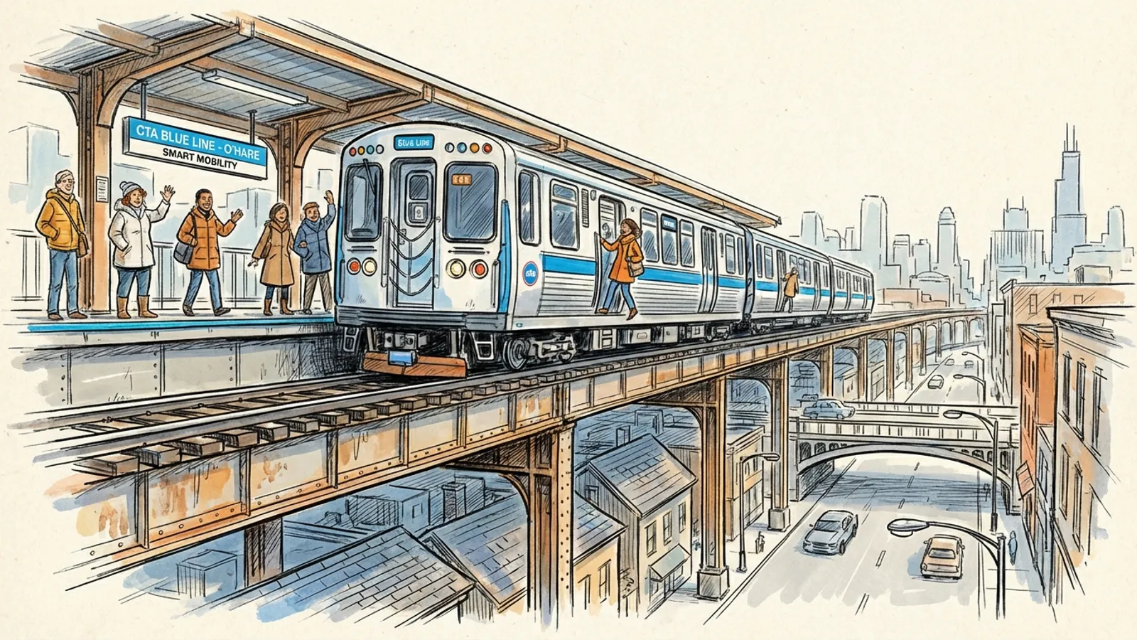 Chicago CTA Protects Blue Line Reliability
