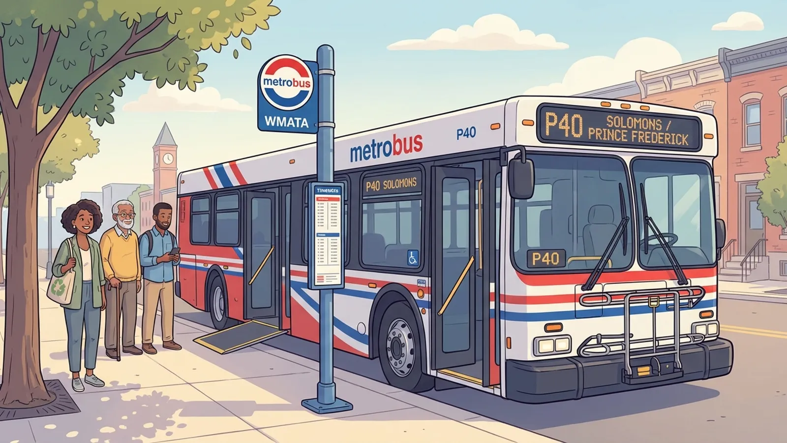 DC-Maryland P40 Stop Relocation Improves Route Flow