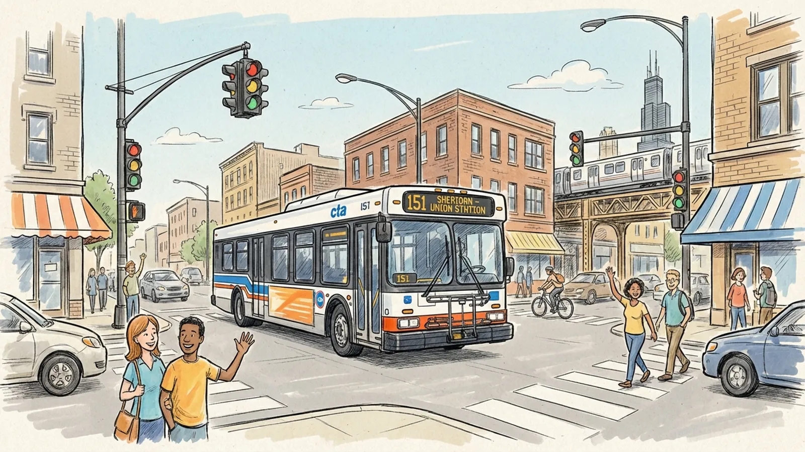 Chicago CTA Maintains Route 72 Service Continuity