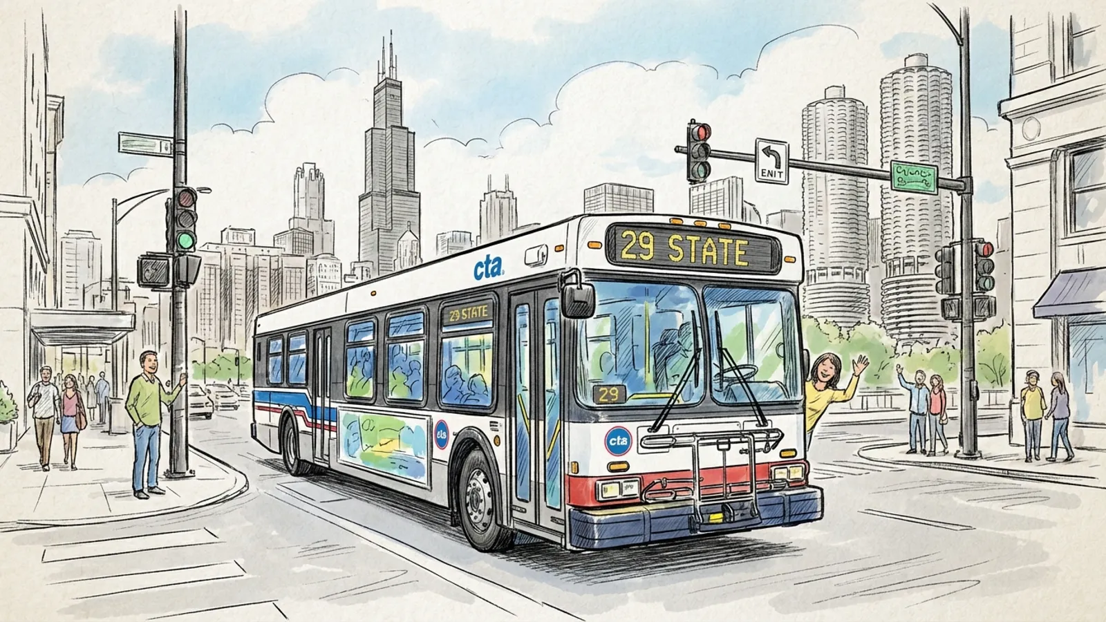 Chicago CTA Maintains Service Through Route Adjustments