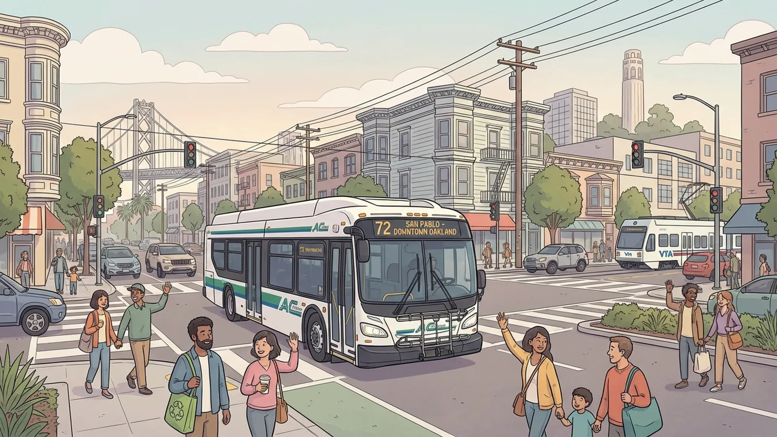 SF Transit Maintains Line 18 Service Through Traffic